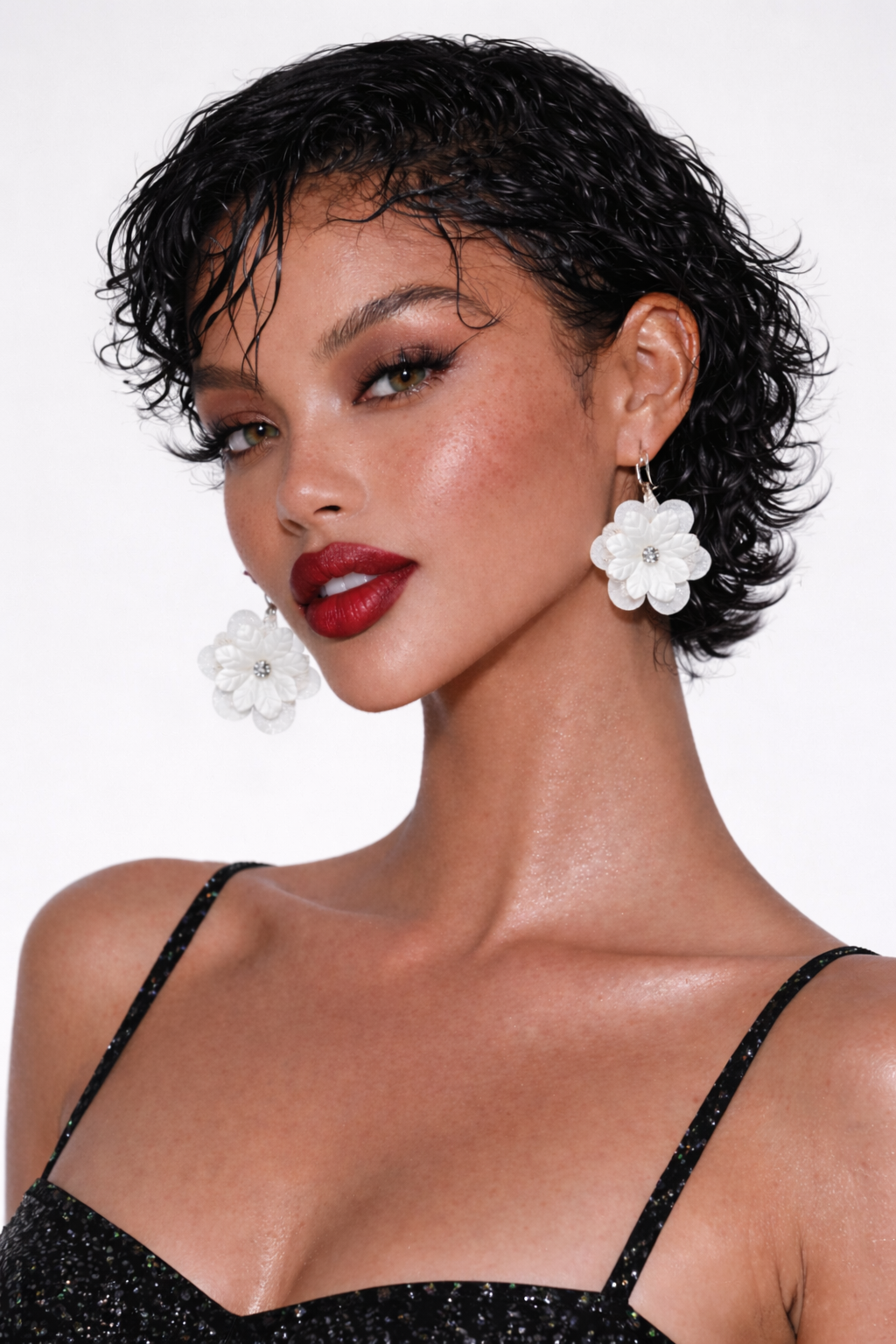 Дизайнерски дантелени обеци “ALEXANDRA”