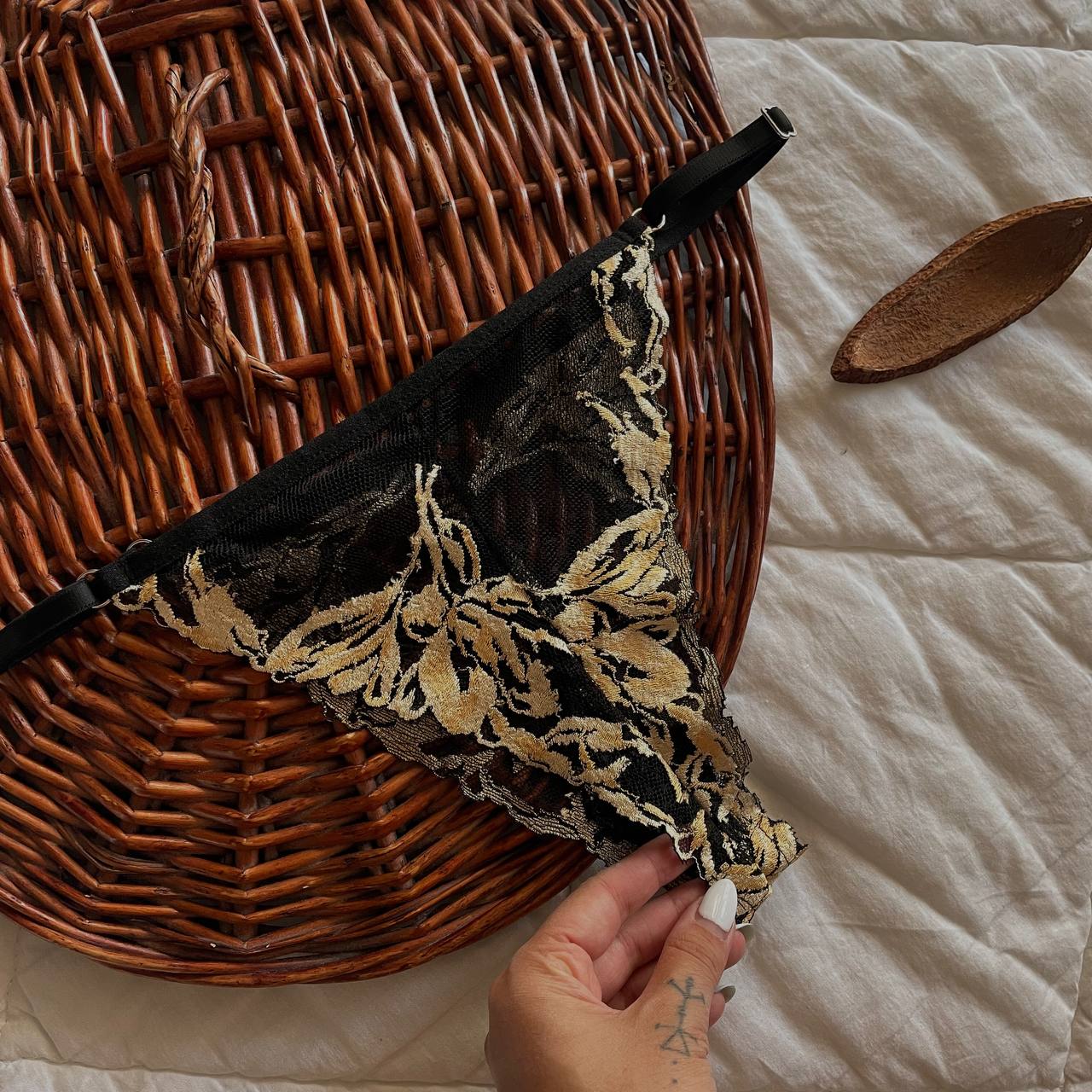 Луксозен сет с жартиер Garter Belt ”Rosebay”
